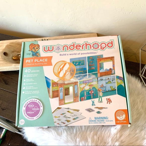 NEW MindWare WONDERHOOD Pet Place Creative STEM - Picture 1 of 3